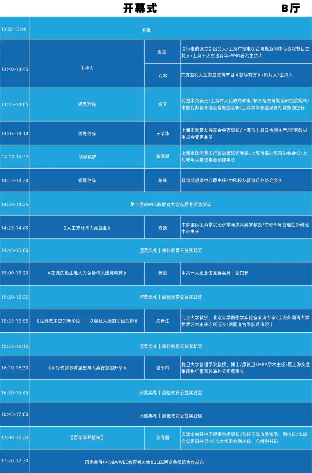 【8203天】AI+教育｜第十届WWEC教育者大会完整议程出炉！-黑板洞察